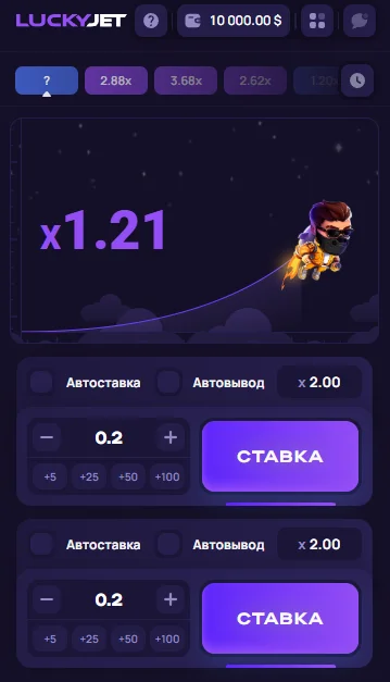 Краш игра Lucky Jet мобильная